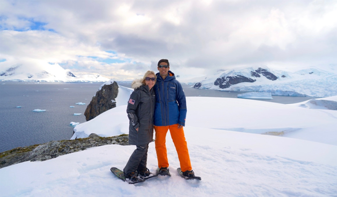 the kidtripster family in antarctica